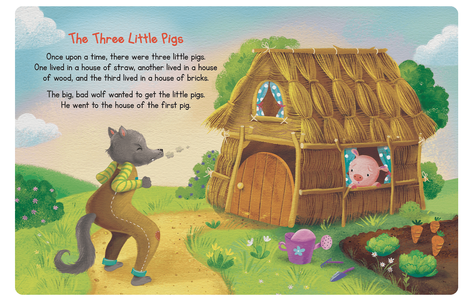 Little Hippo Books Children's Padded Board Book My First Book of Fairy Tales Little Red Riding Hood Three Little Pigs Ugly Duckling Sleep Bedtime Story family classic