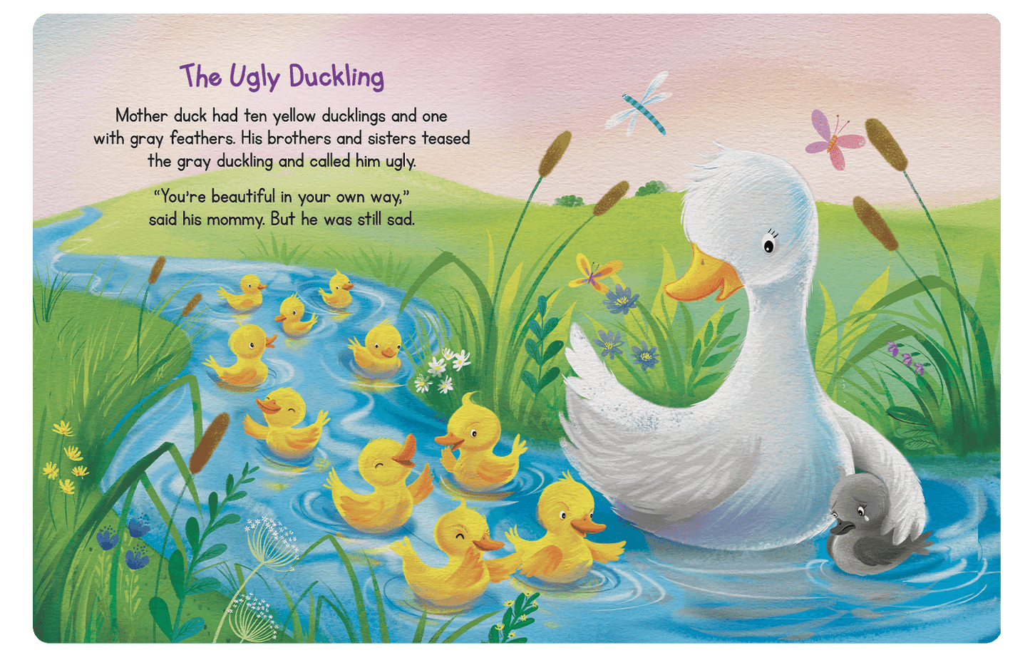 Little Hippo Books Children's Padded Board Book My First Book of Fairy Tales Little Red Riding Hood Three Little Pigs Ugly Duckling Sleep Bedtime Story family classic
