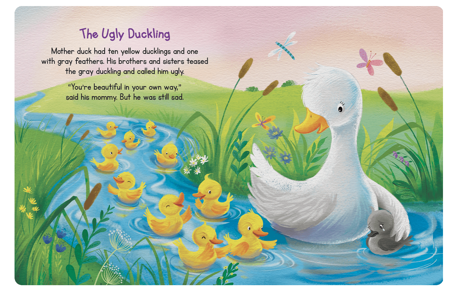 Little Hippo Books Children's Padded Board Book My First Book of Fairy Tales Little Red Riding Hood Three Little Pigs Ugly Duckling Sleep Bedtime Story family classic