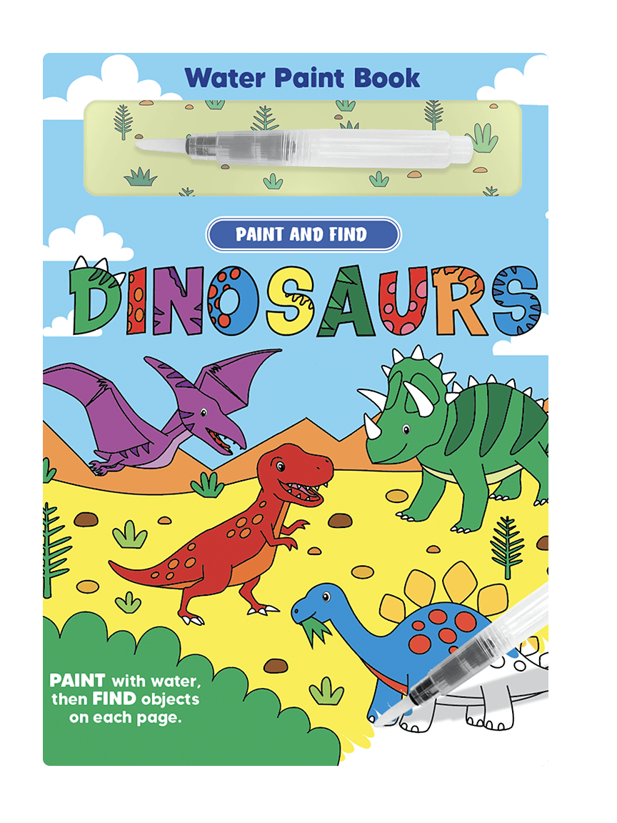 Paint and Find Dinosaurs - Little Hippo Books