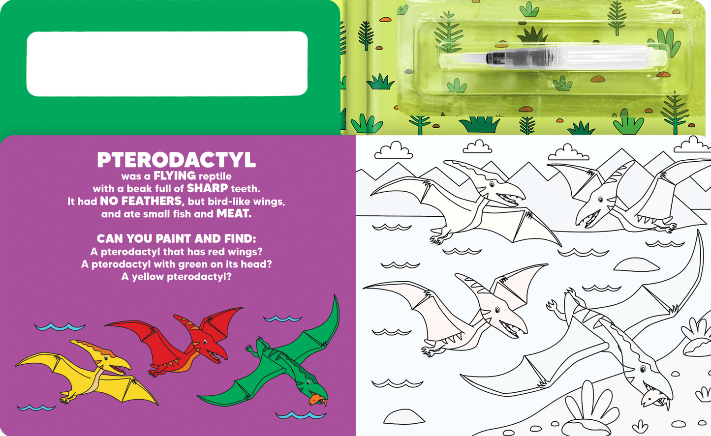 Paint and Find Dinosaurs - Little Hippo Books