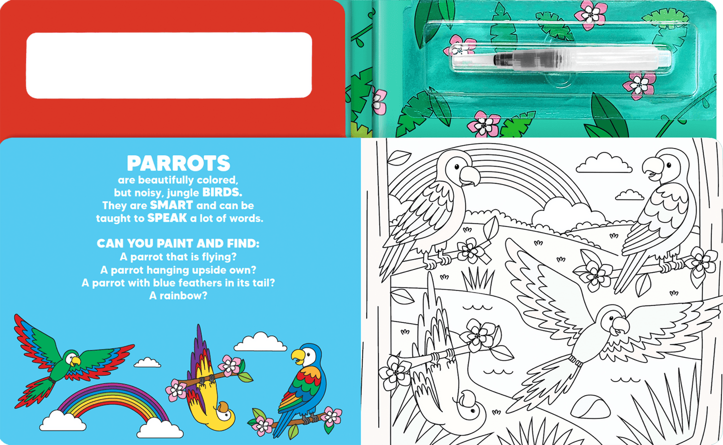 Paint and Find Jungle Animals - Little Hippo Books