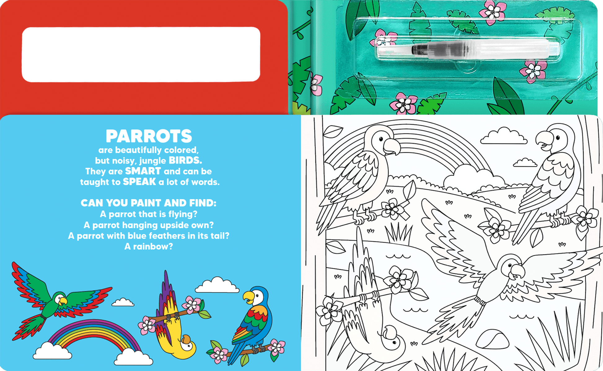 Paint and Find Jungle Animals - Little Hippo Books