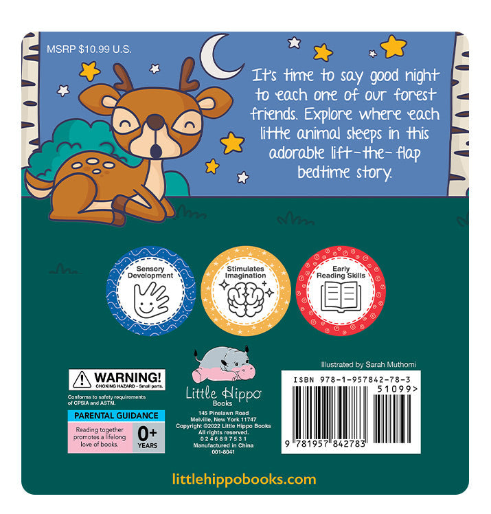 little hippo books peek and seek forest animals