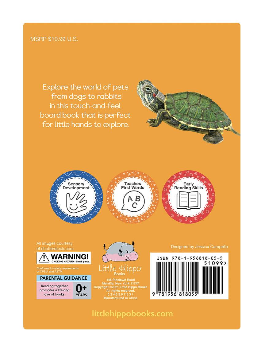 Little Hippo Books Touch and Feel Pets for Toddlers