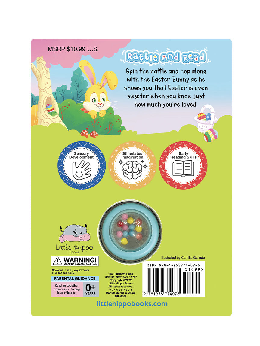 little hippo books rattle and read easter bunny love