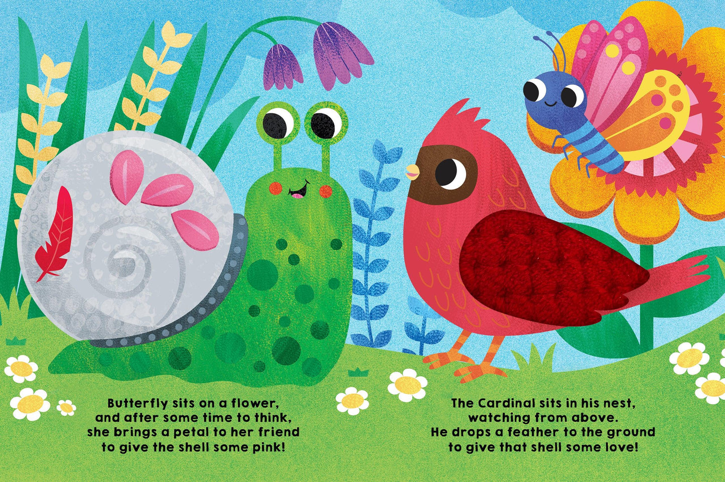 little hippo books snail's colors friendship touch and feel for toddlers