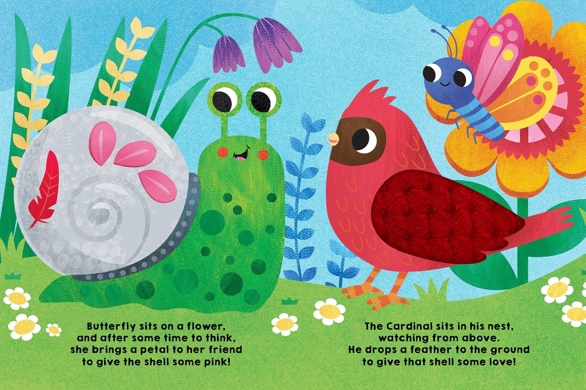 little hippo books snail's colors friendship touch and feel for toddlers