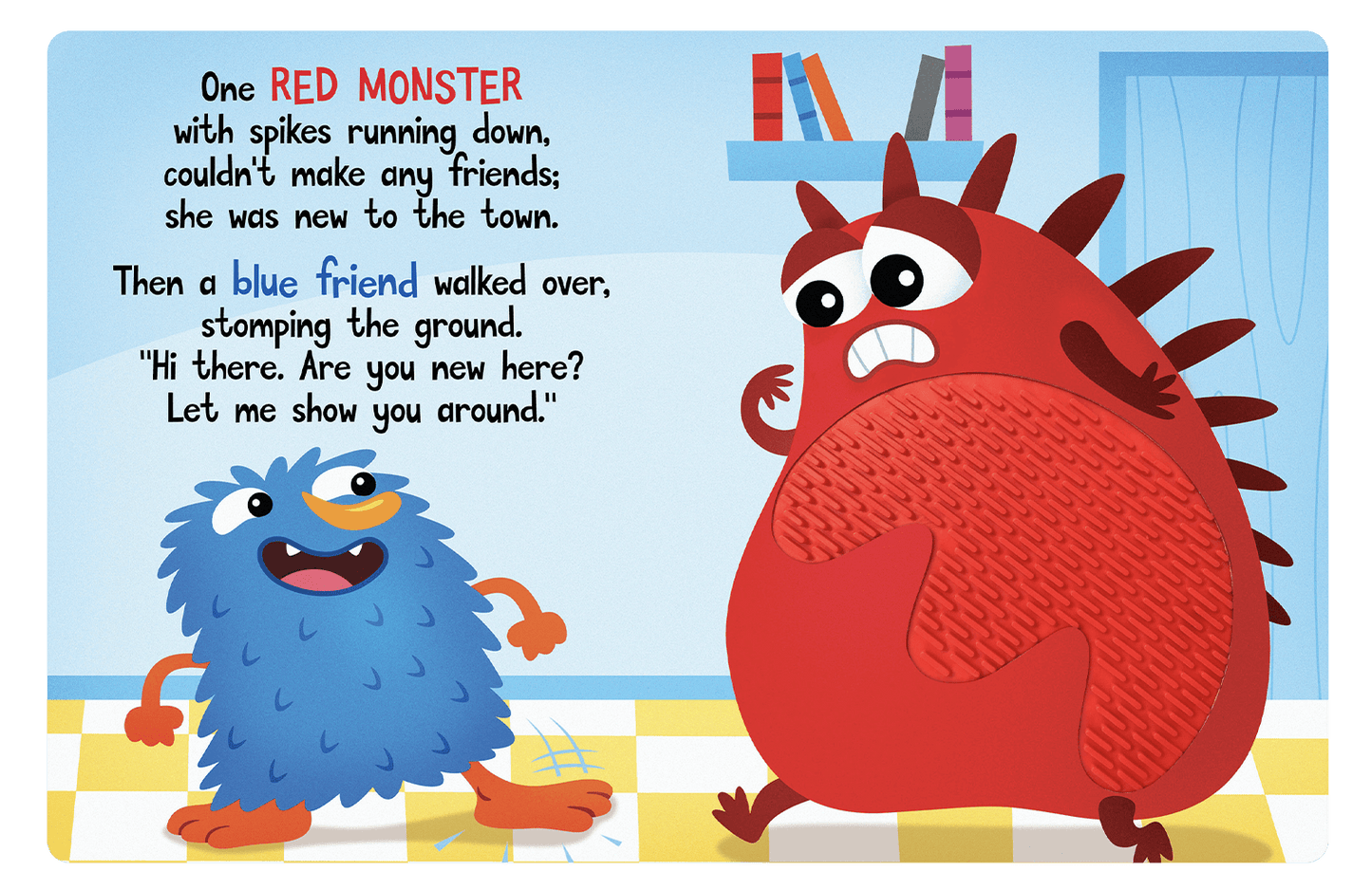 Little Hippo Books The Kindness Monster Touch and Feel