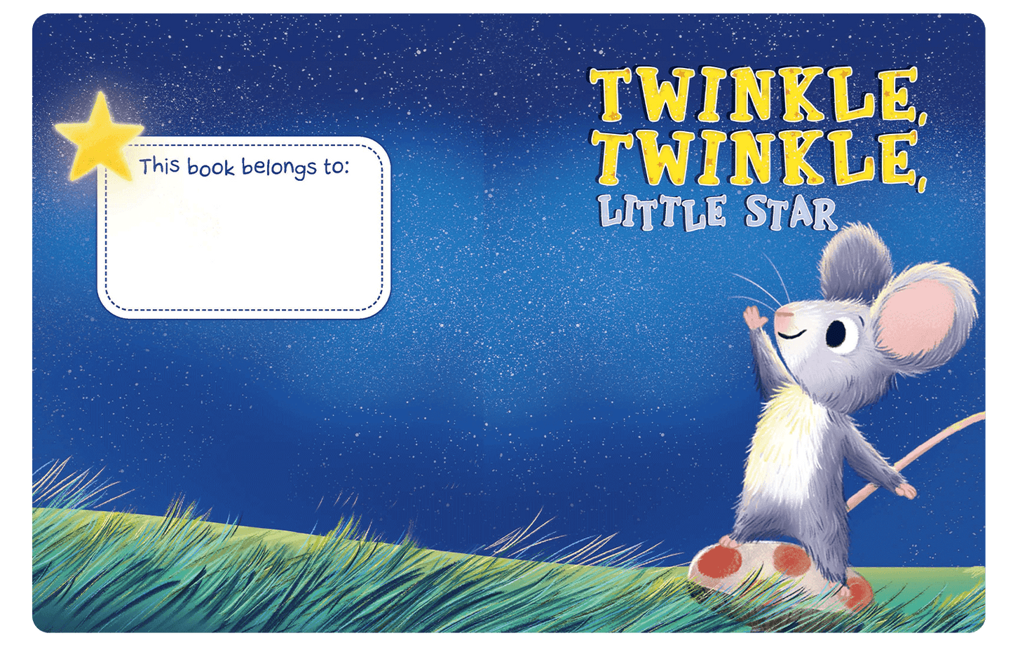 Twinkle Twinkle Little Star Little Hippo Books Children's Padded Board Book bedtime classic family rabbit
