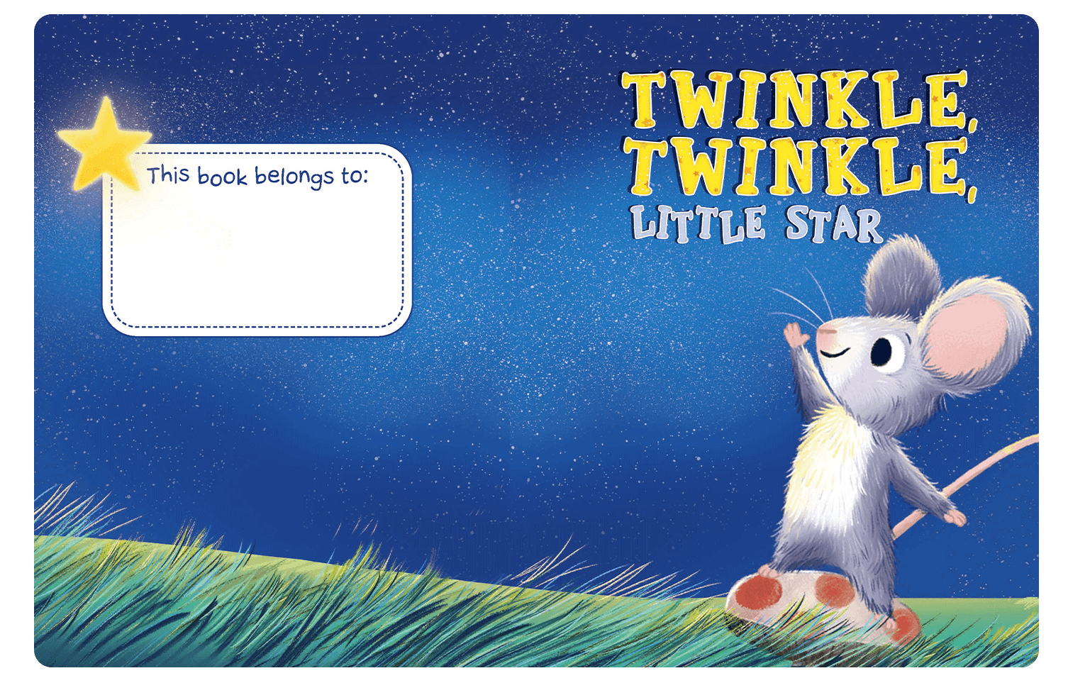 Twinkle Twinkle Little Star Little Hippo Books Children's Padded Board Book bedtime classic family rabbit