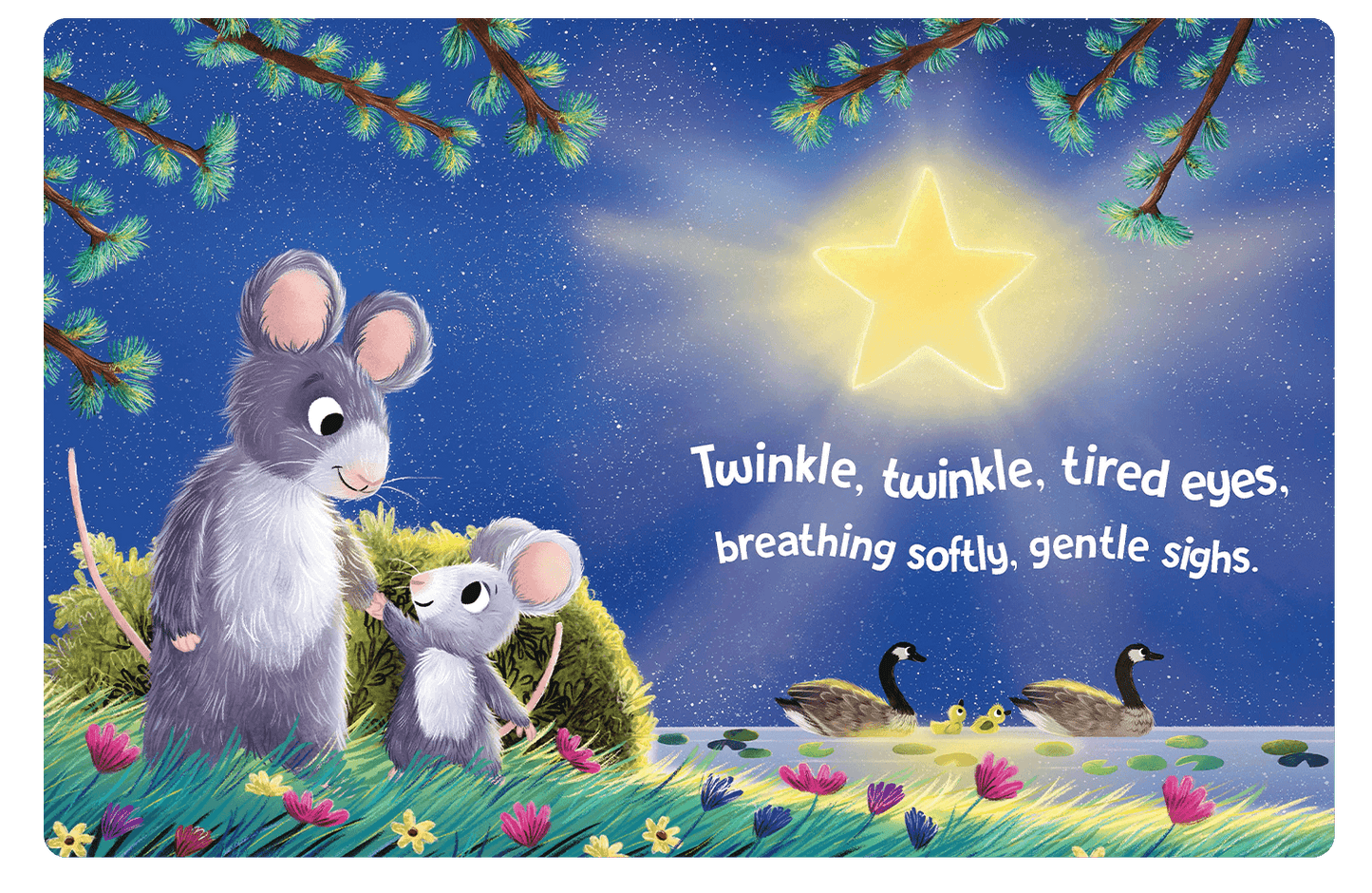 Twinkle Twinkle Little Star Little Hippo Books Children's Padded Board Book bedtime classic family rabbit