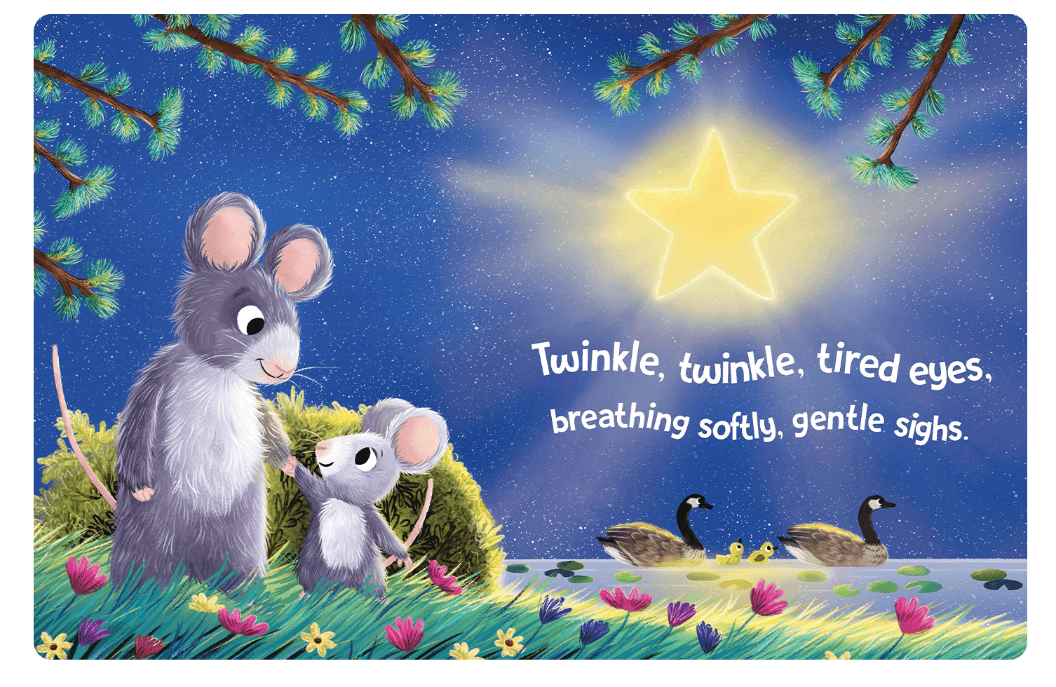 Twinkle Twinkle Little Star Little Hippo Books Children's Padded Board Book bedtime classic family rabbit