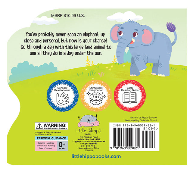 little hippo books touch and feel elephant