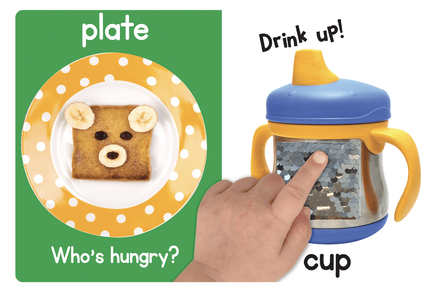 Little Hippo Books Yummy Mealtime Touch and Feel